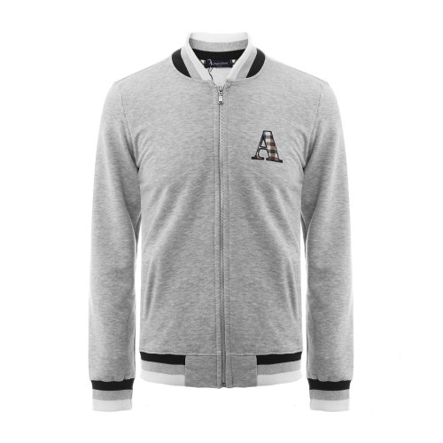 主推 Aquascutum/雅格狮丹 纯棉男士夹克 男士外套 拉链夹克上装