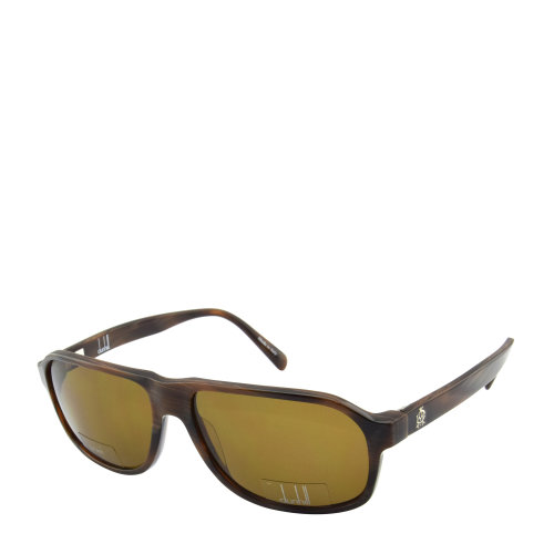 DUNHILL/登喜路 休闲 棕色 木纹 板材 全框 男士 太阳镜 墨镜 眼镜 D3011 54mm