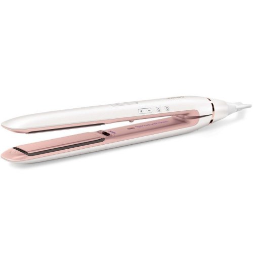 Philips/飞利浦 电卷发棒 卷直两用夹板卷发器负离子99%锁住水润HP8372/05