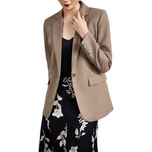 GeleiStory/GeleiStory 西装外套女2022秋冬新款廓形修身长袖小西服职场休闲上衣 女士西服