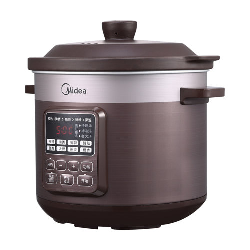 Midea/美的电炖锅4L南都陶釜内胆家用陶瓷煮粥煲汤直炖养生煲电炖锅TGS40D