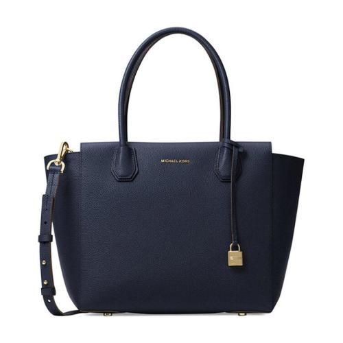 Michael Kors/迈克·科尔斯 女包女士深蓝色皮革时尚百搭单肩包斜挎包手提包 30H6GM9S3LDE414