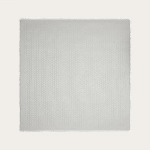 VALENTINO华伦天奴 22年秋冬 女士 披肩 Chale en soie et cachemire avec jacquard Optical V