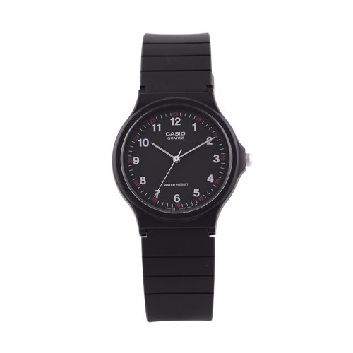 CASIO/卡西欧 手表 指针系列 MQ系列 小黑表简约时尚风男女学生潮流石英中性手表 MQ-24-1B