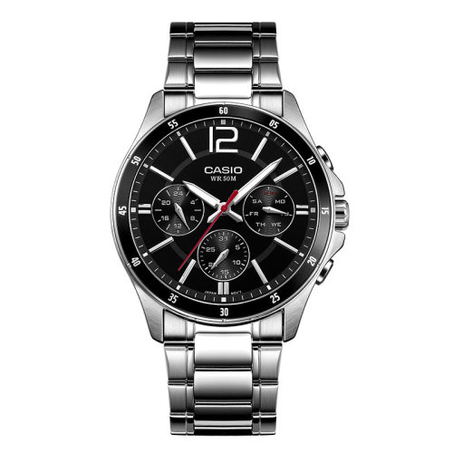 CASIO/卡西欧 手表男黑暗之心商务非机械手表石英表MTP-1374D-1A