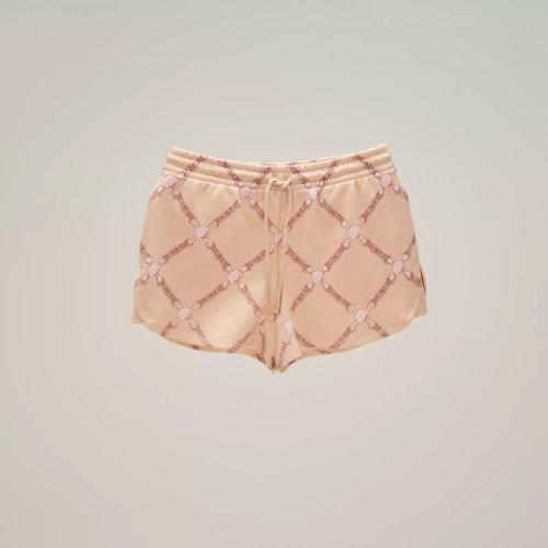 HERMES爱马仕 22年秋冬 女士 短裤 Short imprime ??Grand Tralala?? H2E4407DK5R38