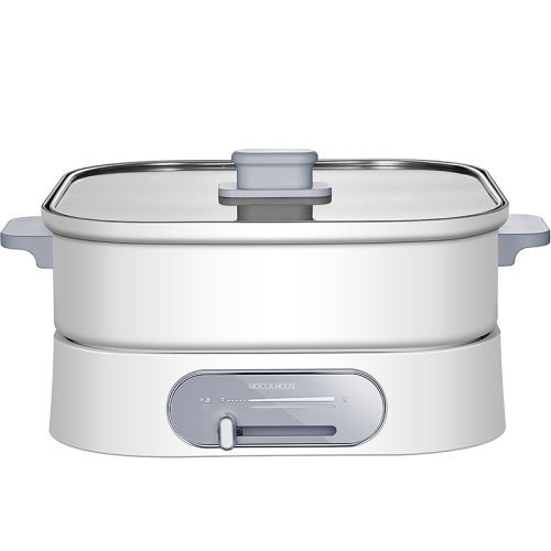 MOCCAHOUSE/摩卡电器 多功能料理锅 家用电火锅烤蒸煎煮一体家用网红锅电热锅标配