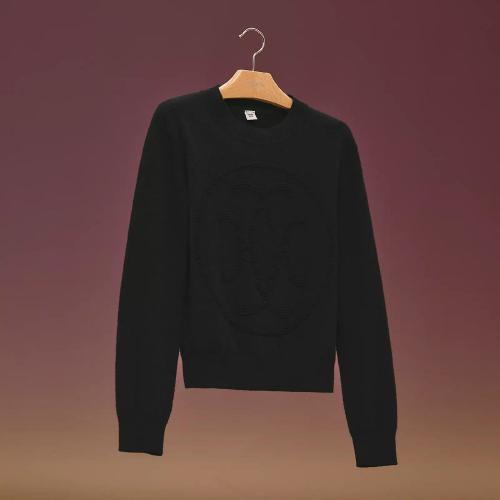 HERMES爱马仕 22年秋冬 女士 针织衫 Pull manches longues motif ??H Lift?? H2H2631D102