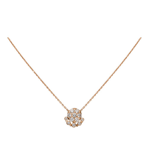 CARTIER/卡地亚 ETINCELLE系列 玫瑰金镶嵌钻石爪子形项链B7224570