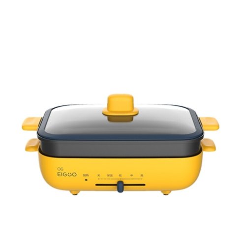 Midea/美的 电火锅DY3020P301Y 电热锅 煎炸涮烤多功能锅 炒锅 不易粘电煮锅 锅独立可拆洗