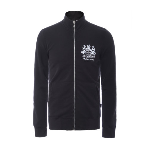 Aquascutum/雅格狮丹 纯棉立领男士夹克 外套 男装 上装