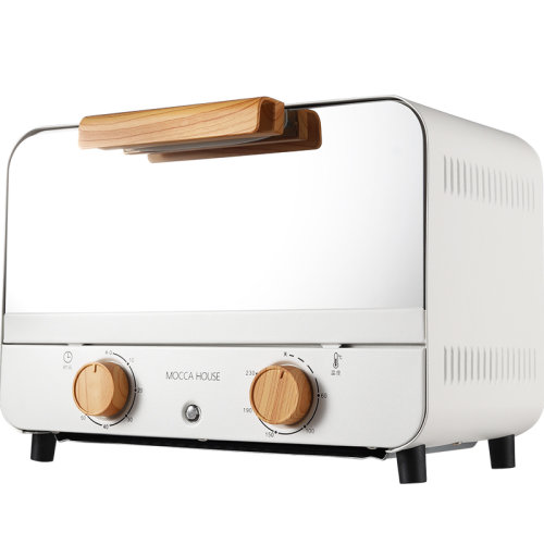 MOCCAHOUSE/摩卡电器 家用多功能电烤箱两层烤架设计 烘烤蛋糕面包12L迷你小烤箱多