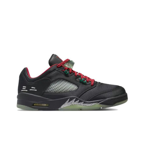Nike/耐克 CLOT x Air Jordan 5 Low 男款 联名 中国玉 低帮 运动 休闲 篮球鞋 DM4640-036